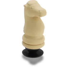 3D šachová figurka rytíře Ozdoby Jibbitz™