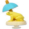 3D ozdoby Jibbitz™ s motivem odpočívající žáby