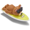 3D ozdoby Jibbitz™ s motivem surfujícího medvěda