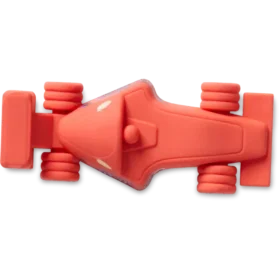3D ozdoby Jibbitz™ ve tvaru červeného závodního auta