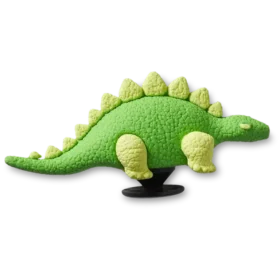 3D zelený dinosaurus se šupinami – ozdoby Jibbitz™