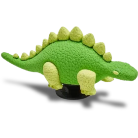 3D zelený dinosaurus se šupinami – ozdoby Jibbitz™