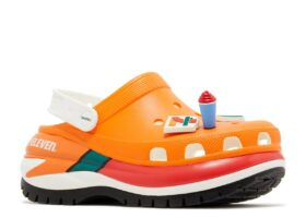 7-Eleven x Mega Crush Clog „Orange“