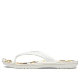 Žabky Crocband s potiskem „White Tan“