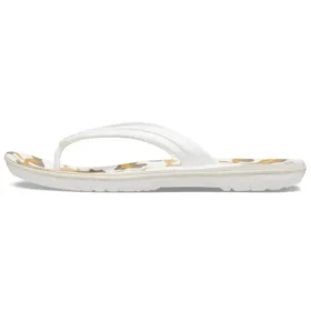 Žabky Crocband s potiskem „White Tan“
