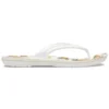 Žabky Crocband s potiskem „White Tan“