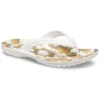 Žabky Crocband s potiskem „White Tan“