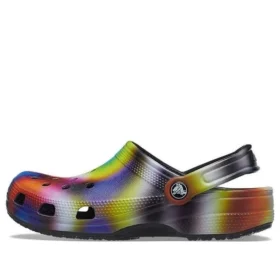 Barevné plážové unisexové Sandály Crocs v černé barvě