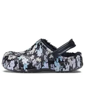 Baya Lined Clog „Black White“