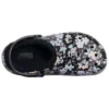 Baya Lined Clog „Black White“