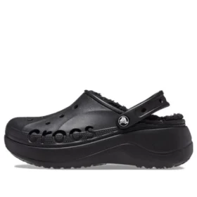 Baya Lined Clog Sandály na platformě „Black“