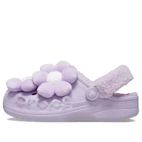 Baya Lined Fuzz Strap Singles Day „Purple White“