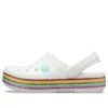 Boty Crocband Rainbow „White Multi“