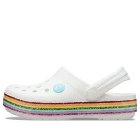 Boty Crocband Rainbow „White Multi“