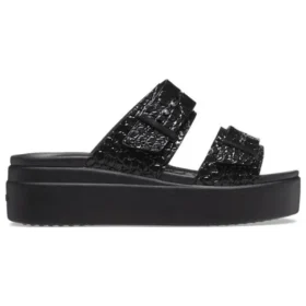 Brooklyn Croco Shine Buckle „Black“
