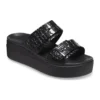 Brooklyn Croco Shine Buckle „Black“