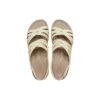 Brooklyn Strappy Low Wedge „Bone“
