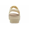 Brooklyn Strappy Low Wedge „Bone“