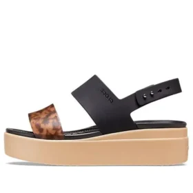 Brooklyn Tort Low Wedge „Black Brown“
