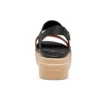 Brooklyn Tort Low Wedge „Black Brown“