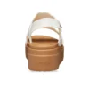 Brooklyn Woven Wedge Sandály „White Brown“