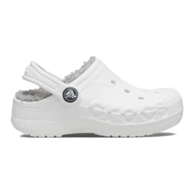 Classic Baya Lined Clog „White Grey“