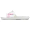 Classic Bleach Dye Slides „White Pink“