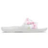 Classic Bleach Dye Slides „White Pink“