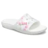Classic Bleach Dye Slides „White Pink“