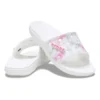 Classic Bleach Dye Slides „White Pink“