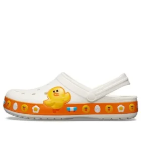 Classic Clog Line Friends Beach „White Yellow“