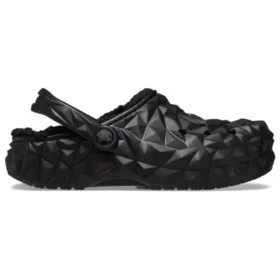 Classic Clog Lined Geometric „Black“