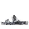 Classic Clog Marbled Beach Sports „White Black“