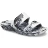 Classic Clog Marbled Beach Sports „White Black“