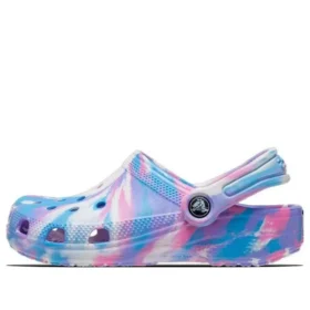 Classic Clog Marbled „Blue Purple Pink“