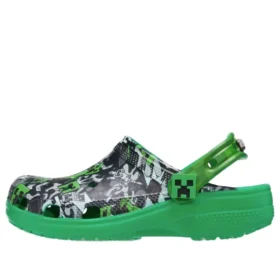 Classic Clog „Minecraft Black Green“