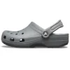 Classic Clog plážové sandály, šedé