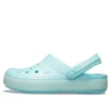 Classic Clog průsvitné plážové nazouváky „Ice Blue“