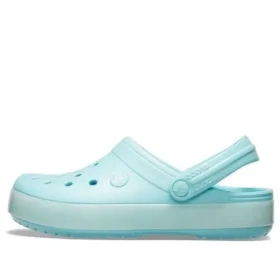 Classic Clog průsvitné plážové nazouváky „Ice Blue“