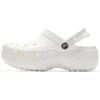 Classic Clog Retro Beach Shoe, bílé