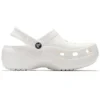 Classic Clog Retro Beach Shoe, bílé