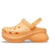 Classic Clog Retro Crocs s tlustou podrážkou, oranžové sandály s motivem malé velryby
