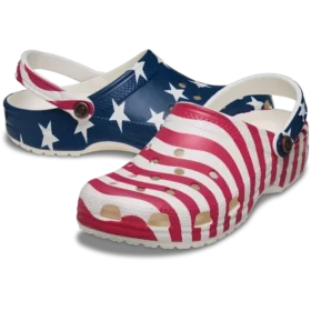 Classic Clog s americkou vlajkou