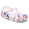 Classic Clog s Tie-Dye potiskem „Garnet & Multi“