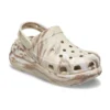 Classic Crush Clog s mramorovým vzorem „Bone Multi“