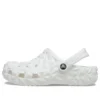 Classic Geometric Clog „White“