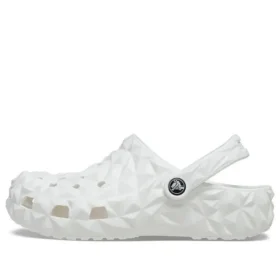 Classic Geometric Clog „White“