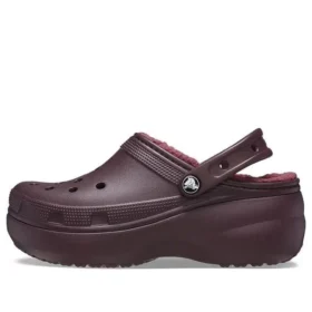 Classic Lined Clog „Dark Cherry“