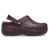 Classic Lined Clog „Dark Cherry“