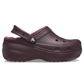 Classic Lined Clog „Dark Cherry“